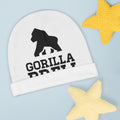 Custom Baby Beanie Hat | White Baby Beanie Hat | Gorilla Brew Co