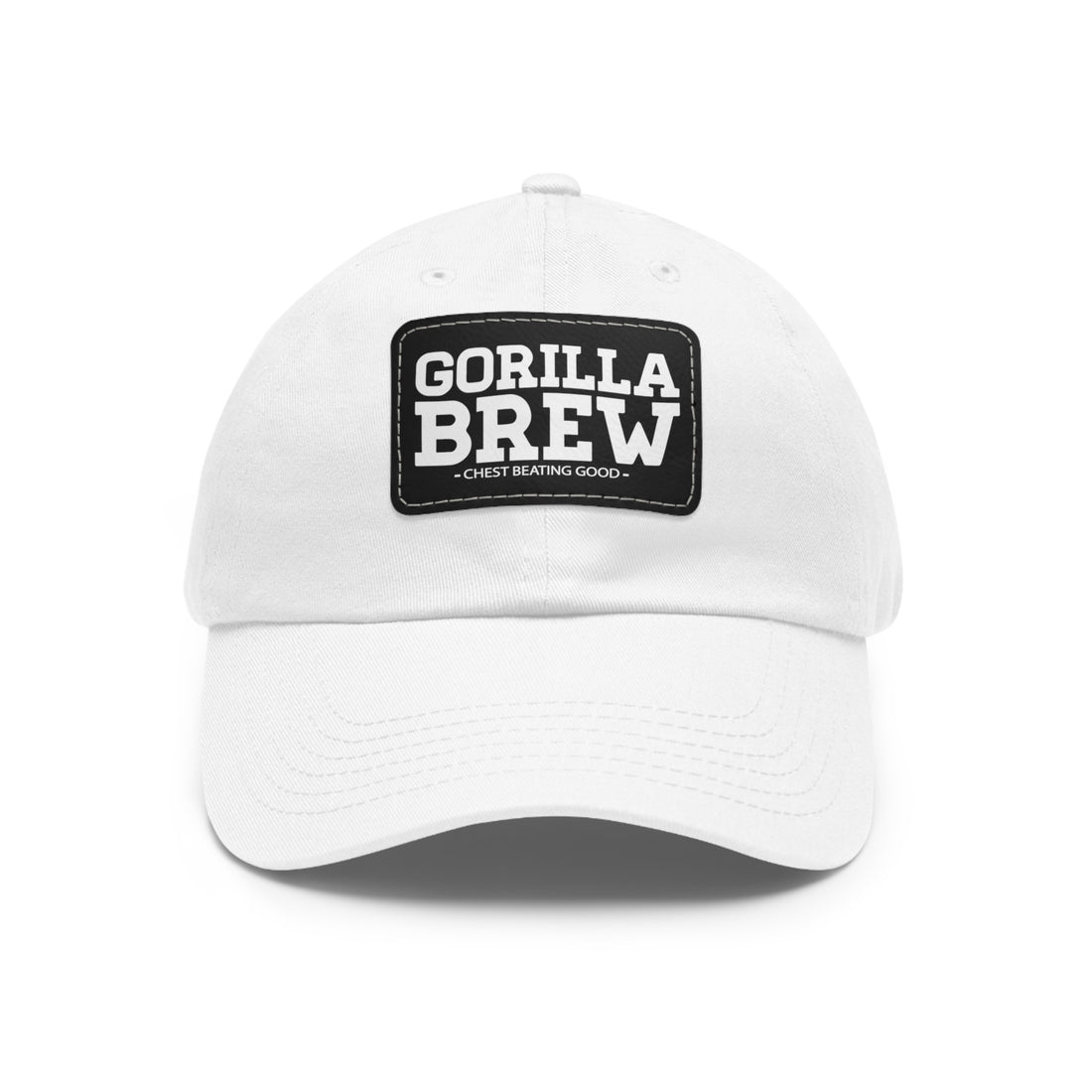 Hat with Leather Patch - Gorilla Brew Co