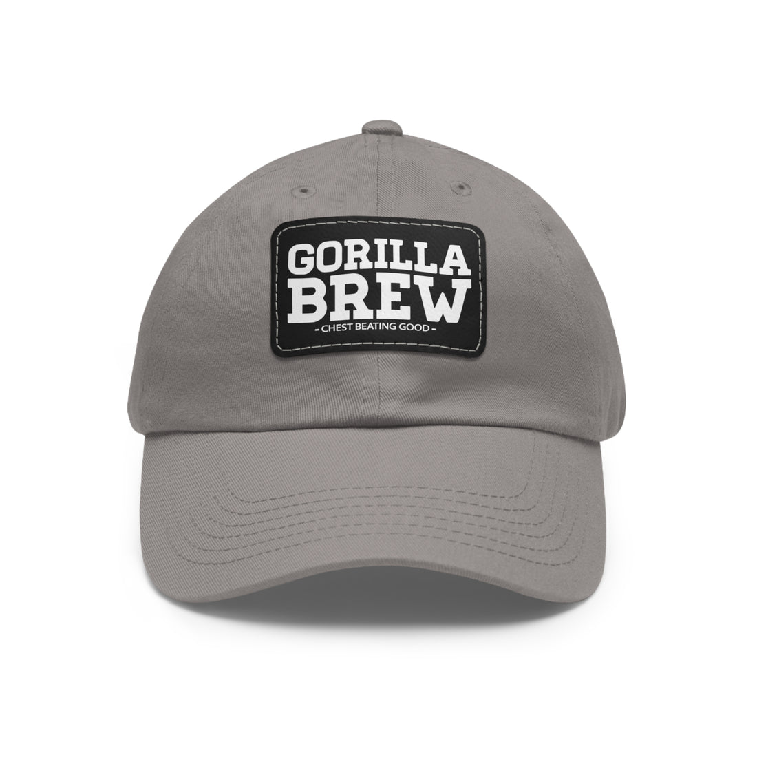 Hat with Leather Patch - Gorilla Brew Co