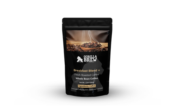 Breakfast Blend Plus Robusta | Breakfast Blend Plus | Gorilla Brew Co