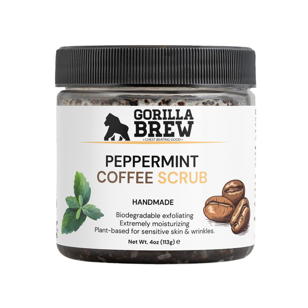Peppermint Coffee Scrub - Gorilla Brew Co